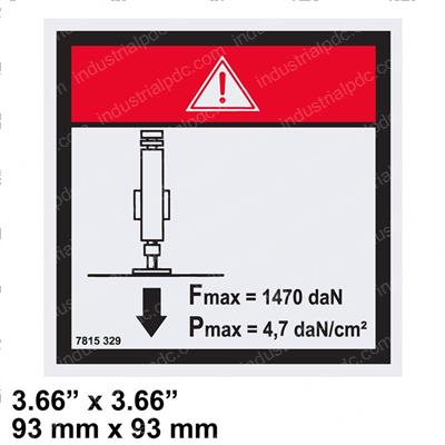 Picture of Decal - Max Effort on Stab