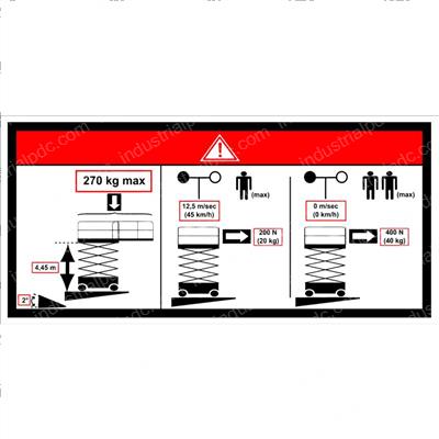 Picture of Decal - Floor Height Label