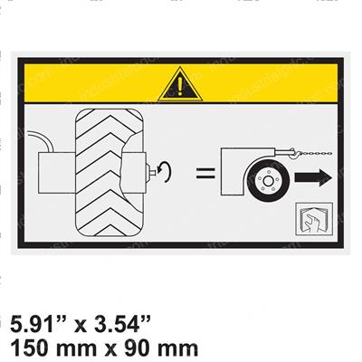Picture of Decal - Brake Release
