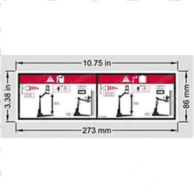 Picture of Decal - Floor Height