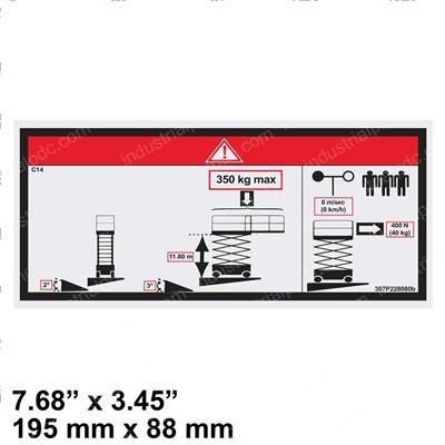 Picture of Decal - Floor Height + Mload La