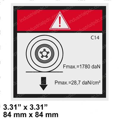 Picture of Decal - Load on Wheel