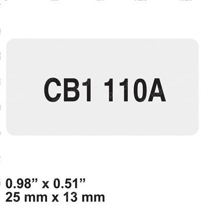 Picture of Decal - Breaker, Cb1 110a