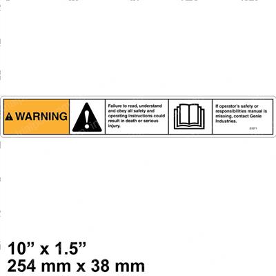 Picture of Decal - Failure to Read