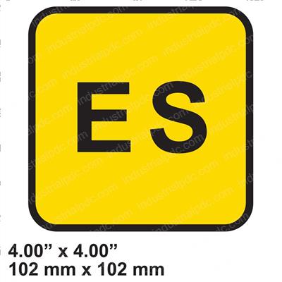 Picture of Decal - Safety Es