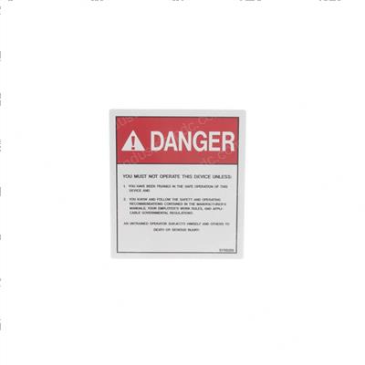 Picture of Decal - Do Not Operate