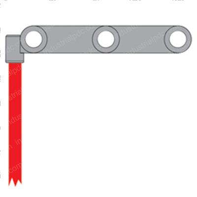 Picture of Leadhead - 3/0 Red 5 Ft Offset