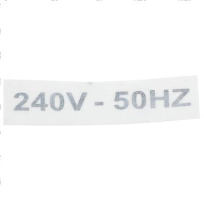 Picture of Decal - 240v-50hz