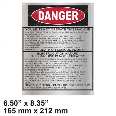 Picture of Nameplate Danger