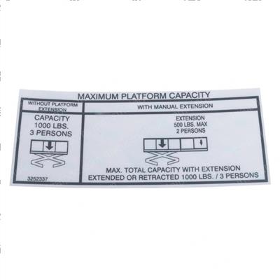 Picture of Nameplate (500/1000# Cap)