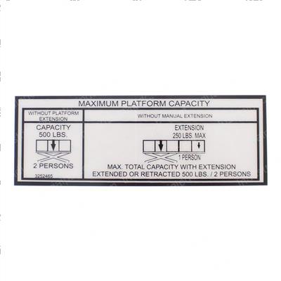 Picture of Nameplate Cap 500#(dom/Csa)
