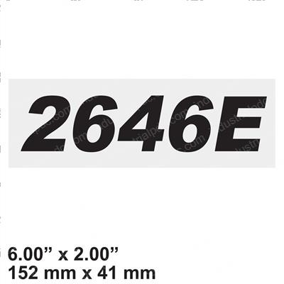 Picture of Decal - Nameplate (2646)