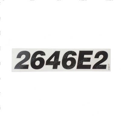 Picture of Decal - Model Tag