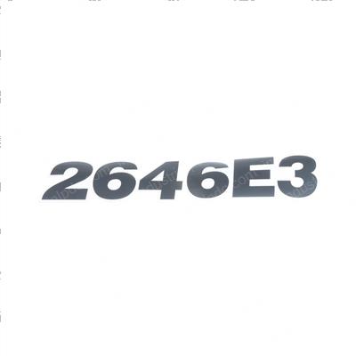 Picture of Nameplate Model Tag