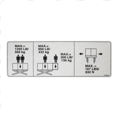 Picture of Decal - Capacity