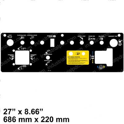 Picture of Decal - Platform Ctrl Panel
