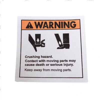 Picture of Decal Warning Hand/Foot Crush
