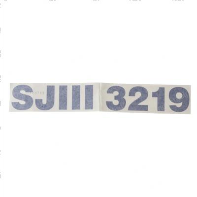 Picture of Label Sjiii 3219 E Models