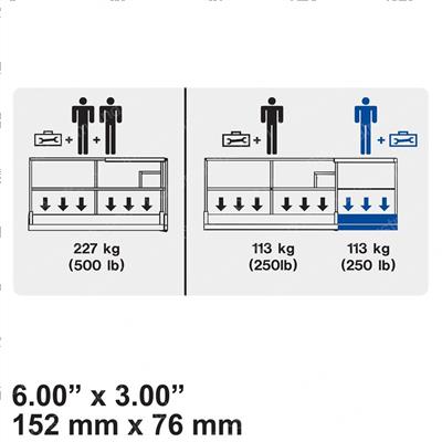 Picture of Decal - Platform Capacity 500lb