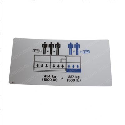 Picture of Decal - Platform Capacity 150