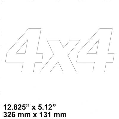 Picture of Decal - 4x4 Cosmetic