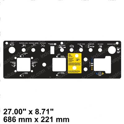 Picture of Decal Platform Ctrl Panel