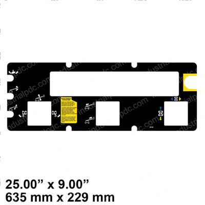 Picture of Decal - Platform Control Panel