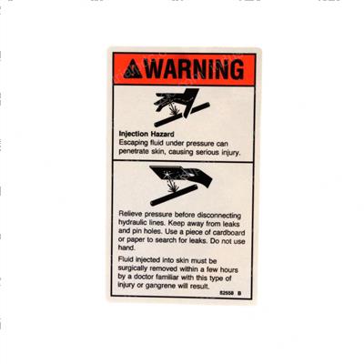 Picture of Decal - Fluid at Pressure