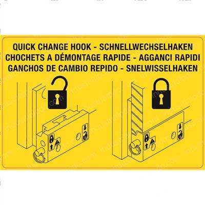 Picture of Decal - Quick Change Hook