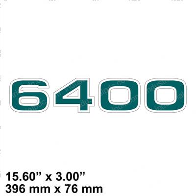 Picture of Label - Numerals [6400]