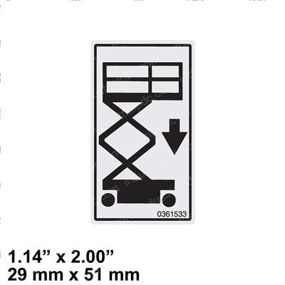 Picture of Decal Emergency Bleed Down