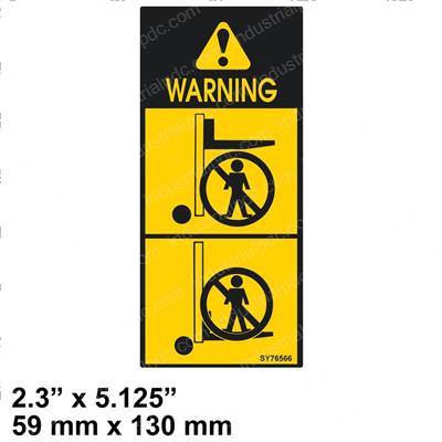 Picture of Decal - Warning