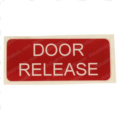 Picture of Decal - Door Release