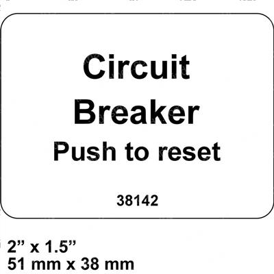 Picture of Decal - Circuit Breaker