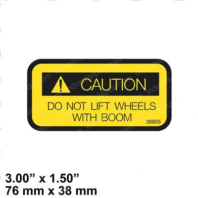 Picture of Decal - Do Not Lift Wheels