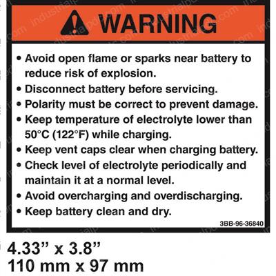 Picture of Caution Plate