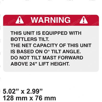 Picture of Decal - Warning