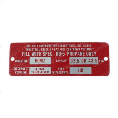 Picture of Name Plate 33/43