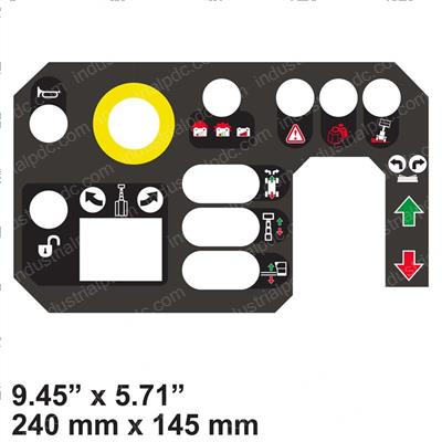 Picture of Decal - Upper Control Panel