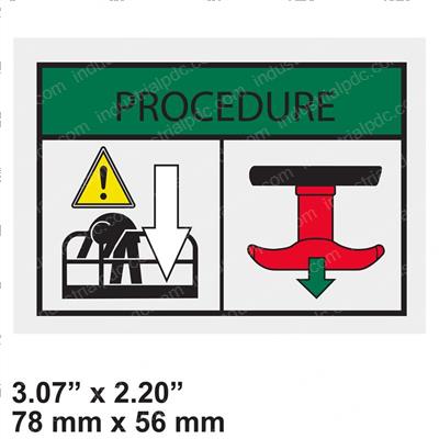 Picture of Decal  - Lower Procedure