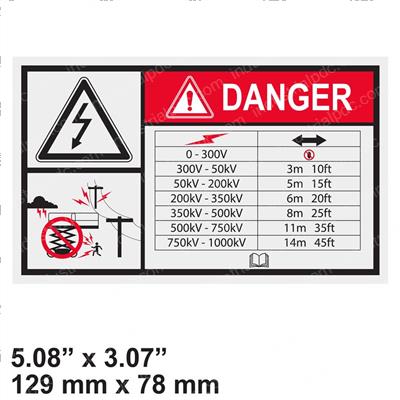 Picture of Decal - Voltage Line Warning