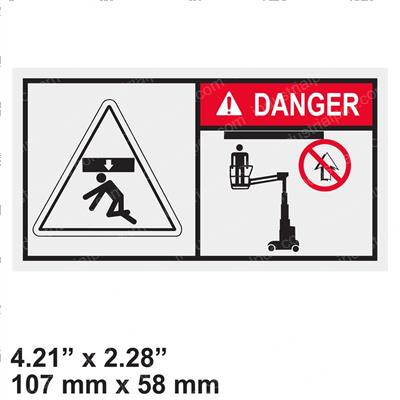 Picture of Decal - Overhead Crush Warn