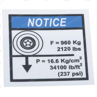 Picture of Decal - Ground Pressure Load