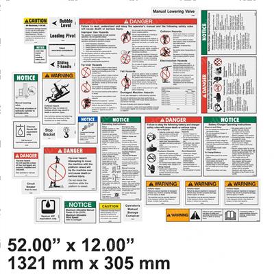 Picture of Decal Kit Saf/Inst Awps W/O Tb