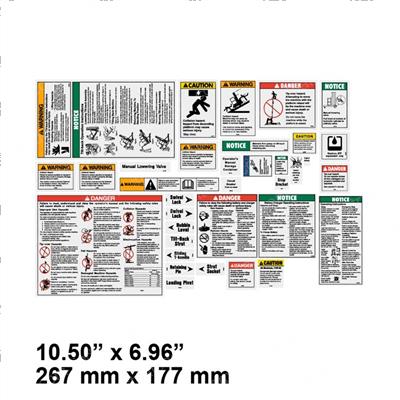 Picture of Decal Kit - Saf/Inst Awps W/ Tb