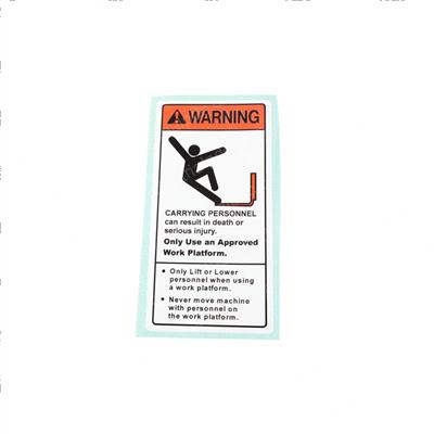 Picture of Decal Warning Falling