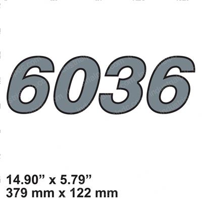 Picture of Decal - Model 6036