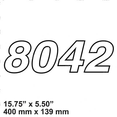 Picture of Decal - Cosmetic Model 8042