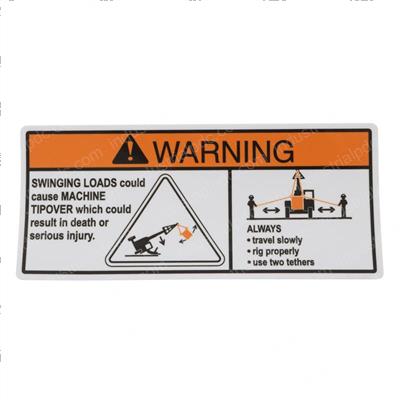 Picture of Decal Danger Swing Loads