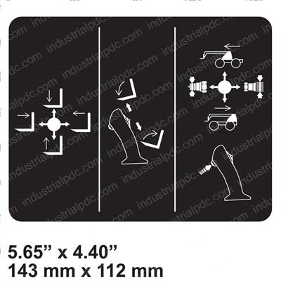 Picture of Decal Single Joystick Option 9